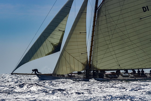 Barco, Véu, Veleiro, Mar, Navio, A Água