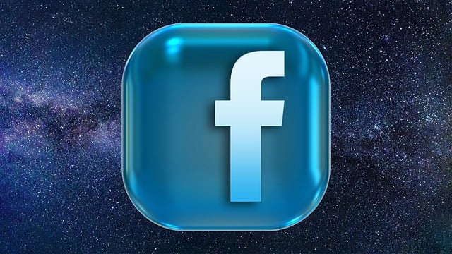Symbole, Facebook, Taste, Schalten Sie