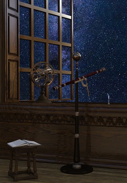 Free telescope astrology astronomy illustration