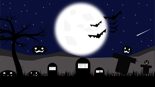 Free halloween horror grave vector