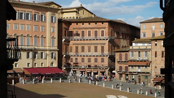Siena, Italia, Campo, Tuscany