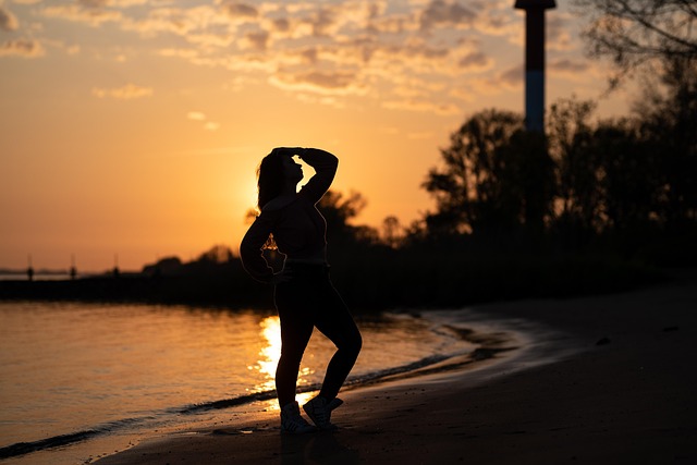 Free Sunset Beach photo and picture