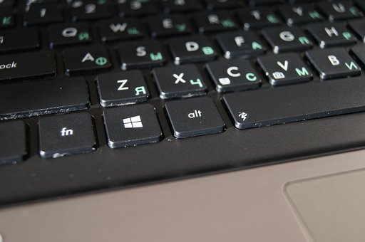 Keyboard, Buttons, Laptop, Computer