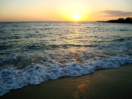 Free Beach Sunrise photo and picture