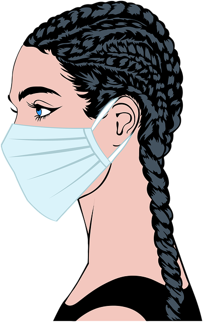 Ansikt, Maske, Kvinne, Coronavirus, Pike