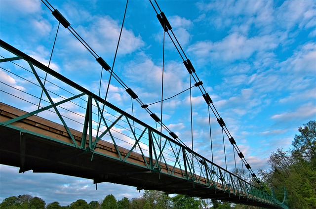 Free Suspension Bridge Bridge photo and picture
