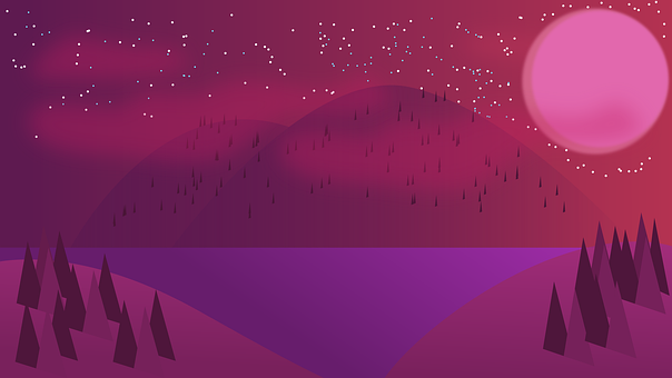 Free Moon Sky illustration and picture