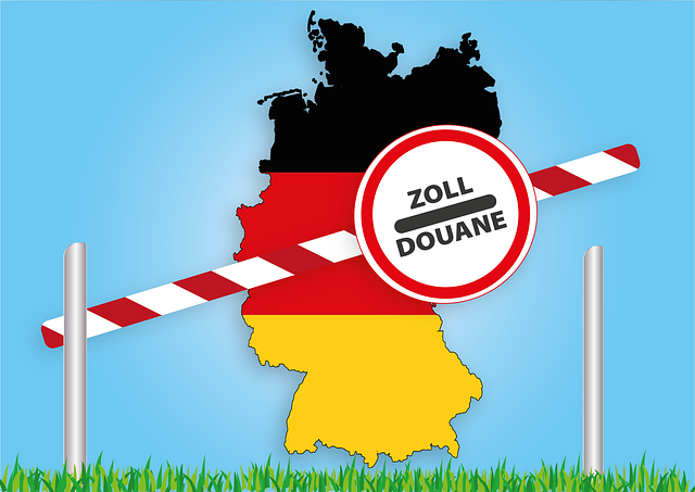 Free border germany opening illustration