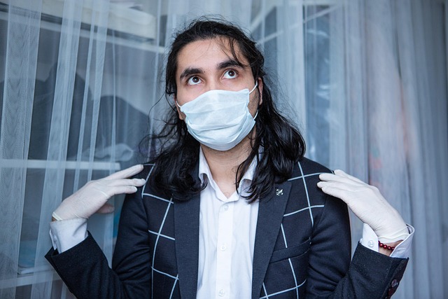 Virus, protection, man and cosplay — photo by xusenru
