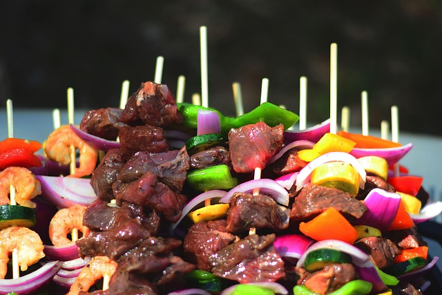 Kabobs, Barbecue, Bbq, Eten