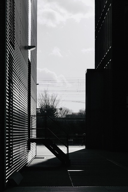 Arkitektur, Bygninger, Sort Og Hvid