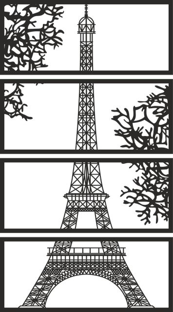 Free Paris Decor vector and picture