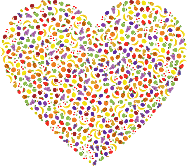 Obst, Symbole, Herz, Liebe, Romantik