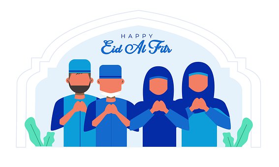 Free Eid Al Fitr Celebration illustration and picture