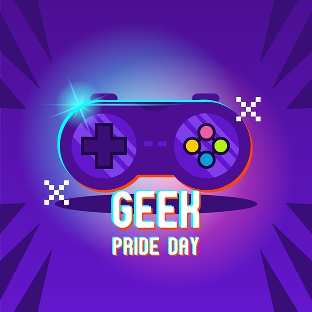 Free geek pride day geek day illustration