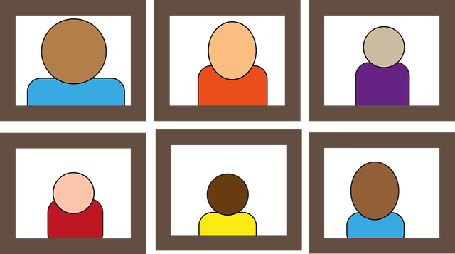 Free webinar meeting skype vector