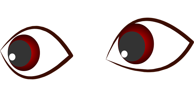 Free Two Eye Eyes vector and picture