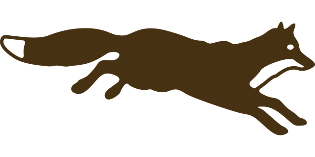 Free silhouette nature fox vector