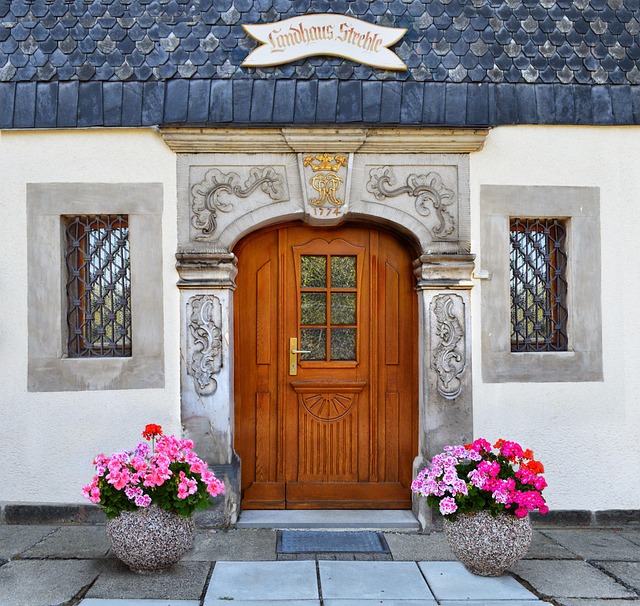 Tür, Aufwendig, Haus, Eingang