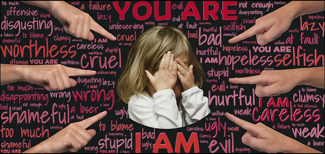 Free blame shame judgment illustration