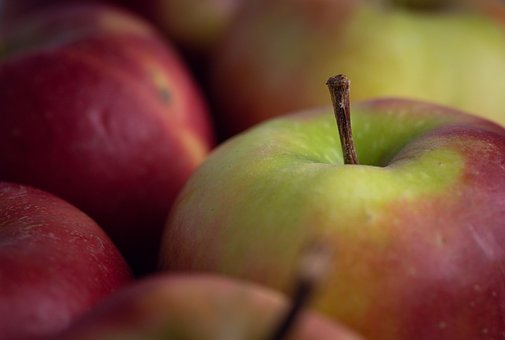 Apple, Sunn, Rød, Frukt, Epler