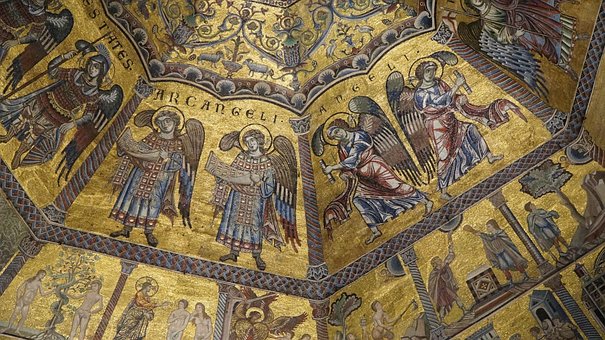 Florenţa, Italia, Tuscany, Baptisteriu