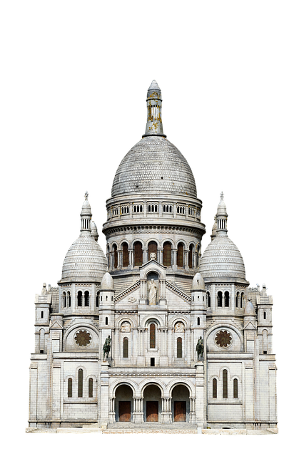 Free monument montmartre architecture illustration