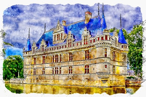 Schloss Azay Le Rideau, Die Architektur