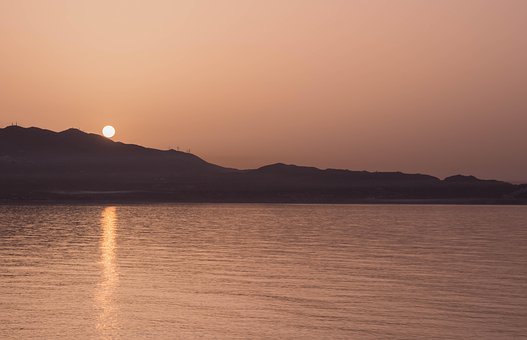 Solnedgang, Heraklion, Kreta