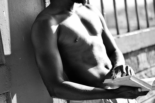 Free Reading Black And White photo and picture