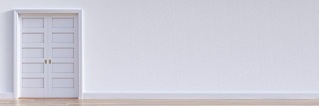 Free banner door design illustration