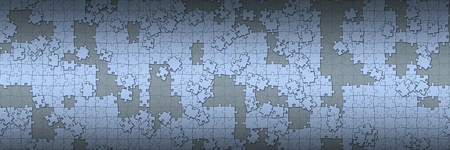 Free banner jigsaw pattern illustration