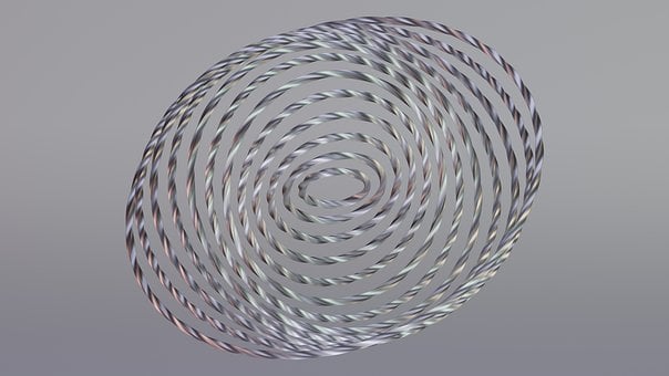 Rendering, 3D, Spiralen, Metaal, Staven
