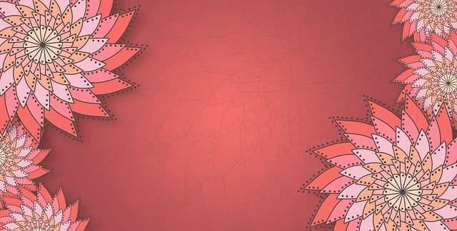 Free background floral background flower illustration