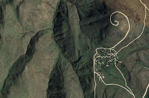 Montaña, Elevación, Mapa