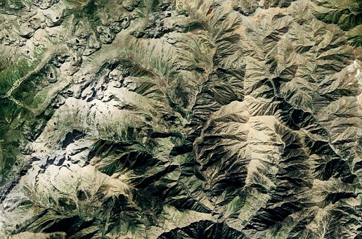 Montaña, Elevación, Mapa