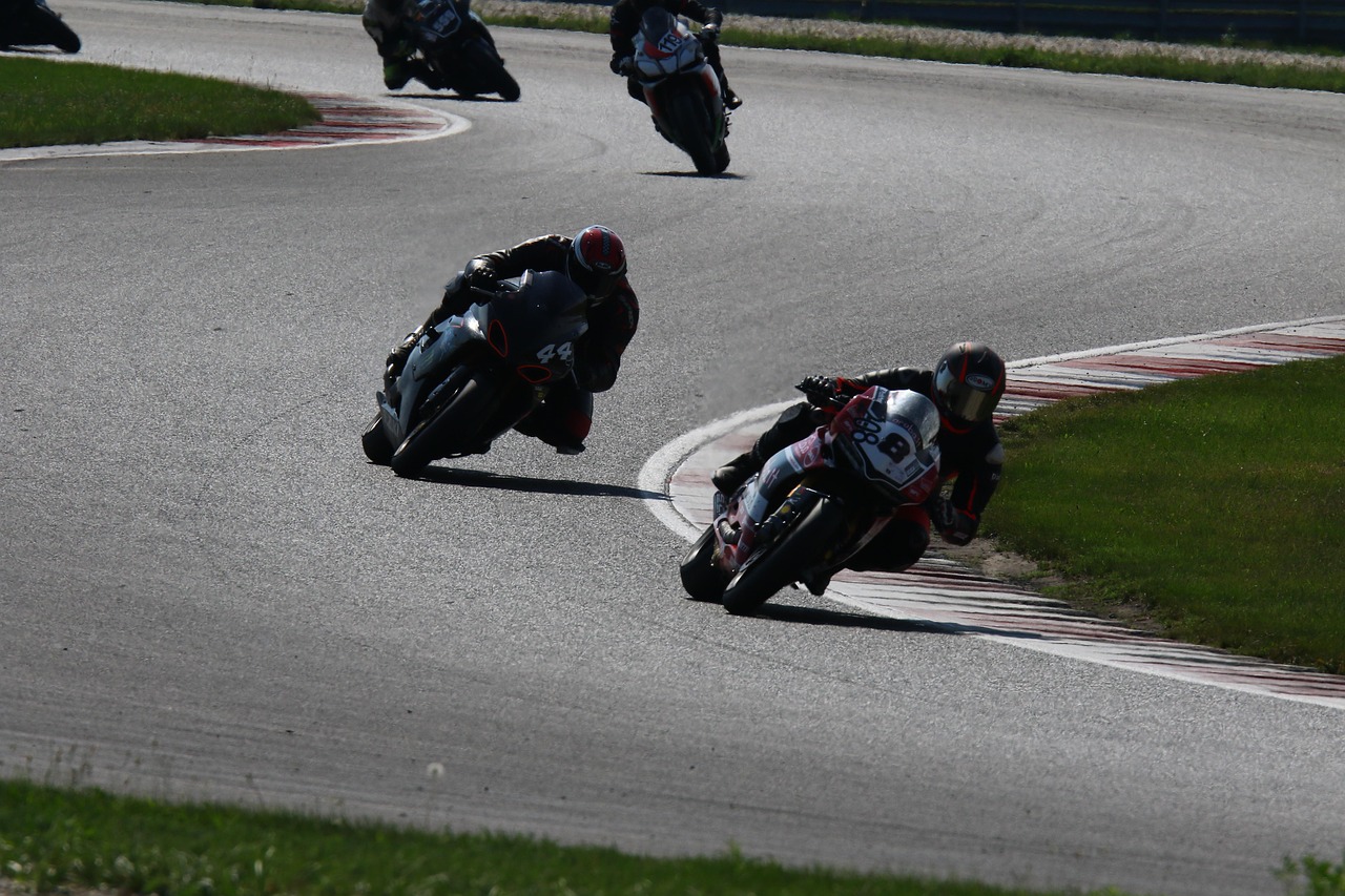 Elegantes Motorrad Rennen Heute Bildnull