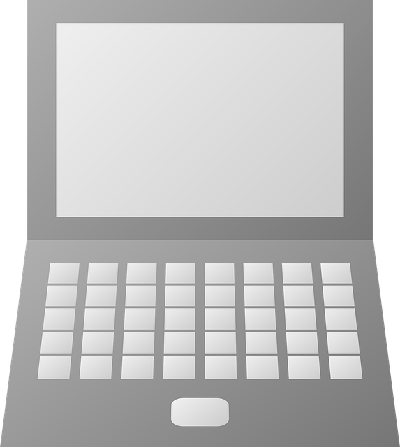 Laptop, Notebook, Pc, Einfach, Grau