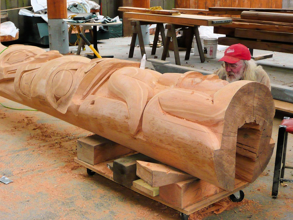 Aile De Cèdre Sculptée Pour Oiseau - Ébauche Pour Sculpture Sur Bois, Kit Créatif