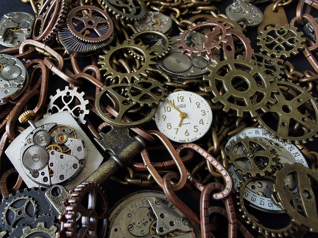 Steampunk, Ur, Ure, Gear, Stjerner