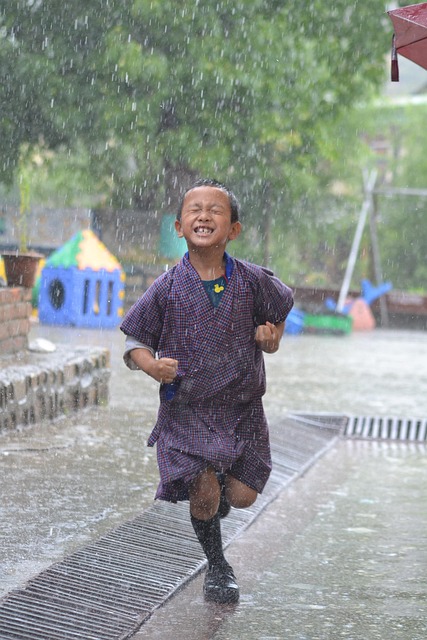 Garoto, Corrida, Chuva, Bonitinho, Filho