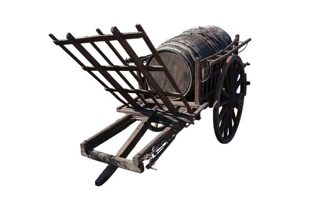 Free wagon transportation old illustration