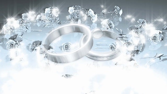 Free wedding nature rings illustration