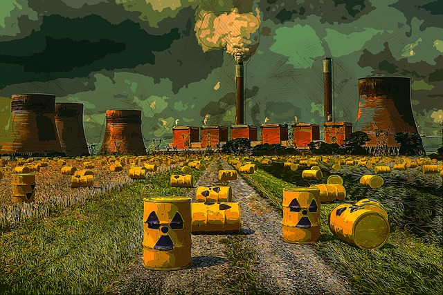 Free nuclear central energy illustration