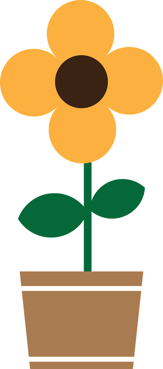 Download free HD stock image of Yellow Flower Free yellow flower sunflower illustration