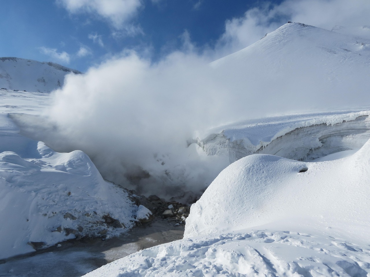 Montañas Invierno Nieve Foto gratis en