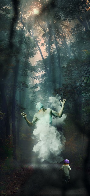 Wald, Mädchen, Horror, Dunkel