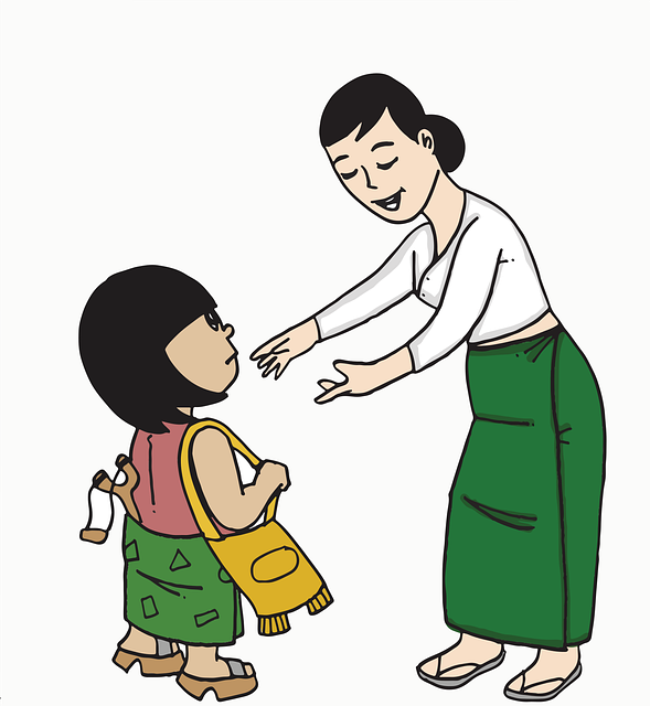Free teacher girl woman vector