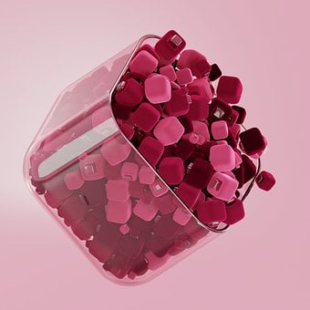 Rendering, 3D, Kubussen, Corduroy, Glas