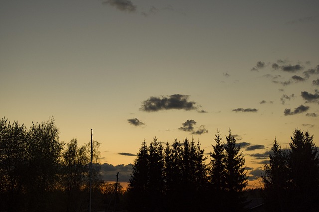 Free White Nights Sunset photo and picture